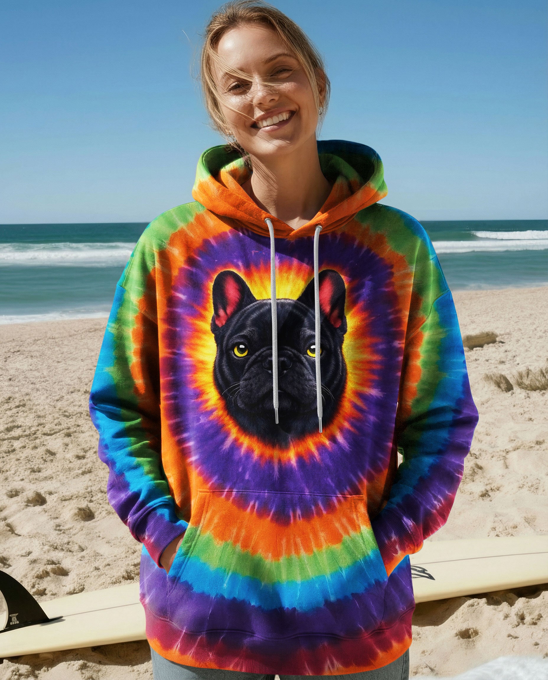 I DIDN'T FART FRENCH BULLDOG  SWIRL ALL OVER PRINT - TLNO0502262
