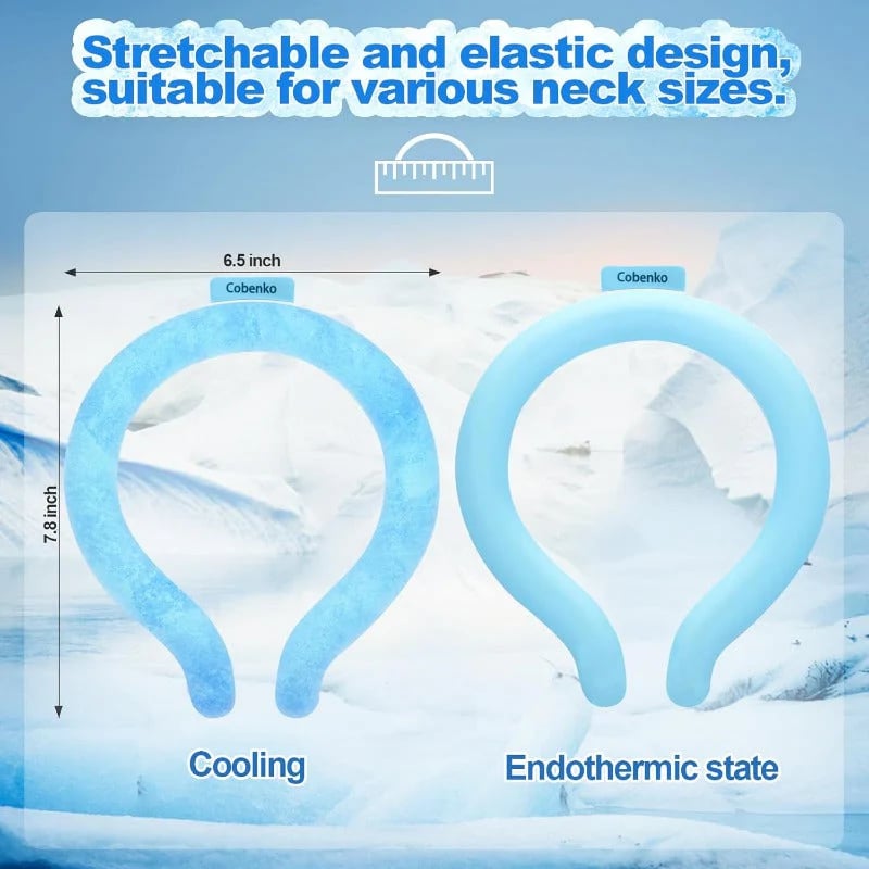 Reusable Cooling Neck Ring – Long-Lasting Sweat-Free Relief