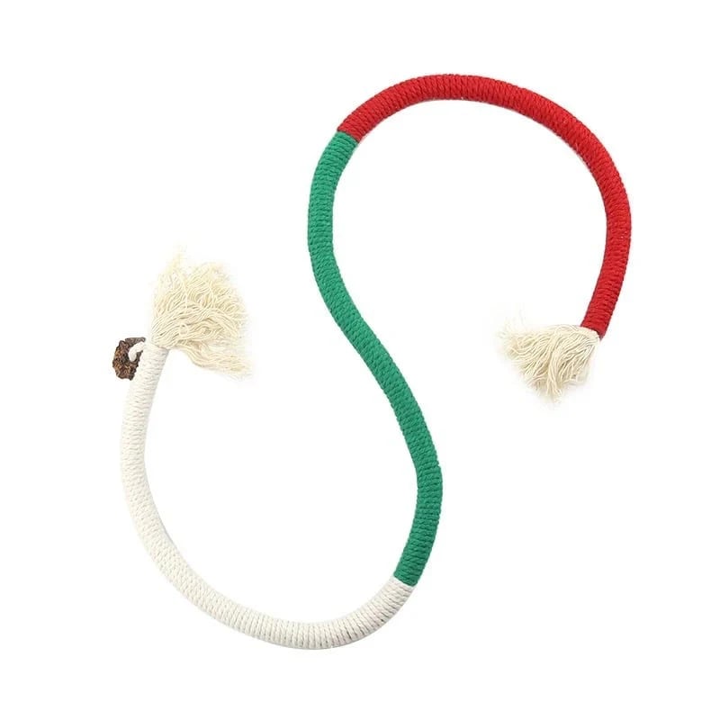 Catnip Chew Rope Toy - Natural, Safe Tooth Cleaner for Indoor Kittens