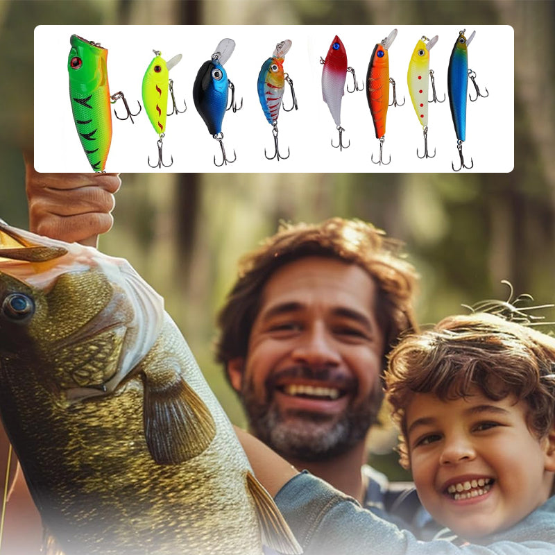 Awishday>>24 Days Christmas Countdown Fish Tackle Set