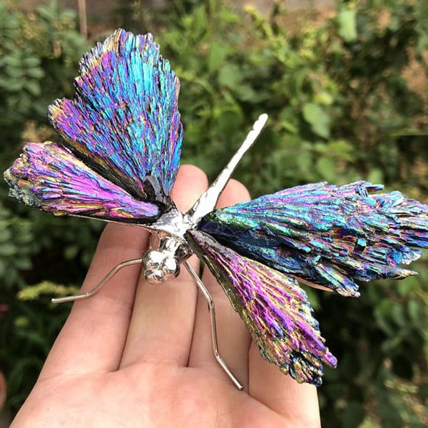🔥LAST DAY 50% OFF - 💜🦋AURA TOURMALINE KYANITE DRAGONFLY