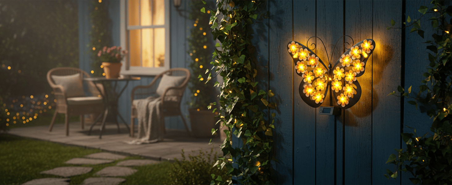 solar garden decor