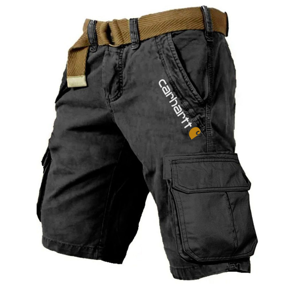 Visenoya Men's Multiple Pockets Wear-Resistant Cargo Shorts