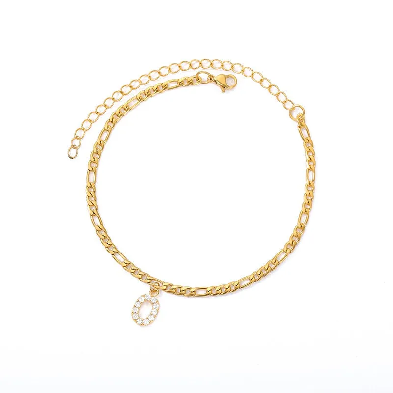 【Buy 1 Get 1 Free】Initial Anklet & Initial Rings