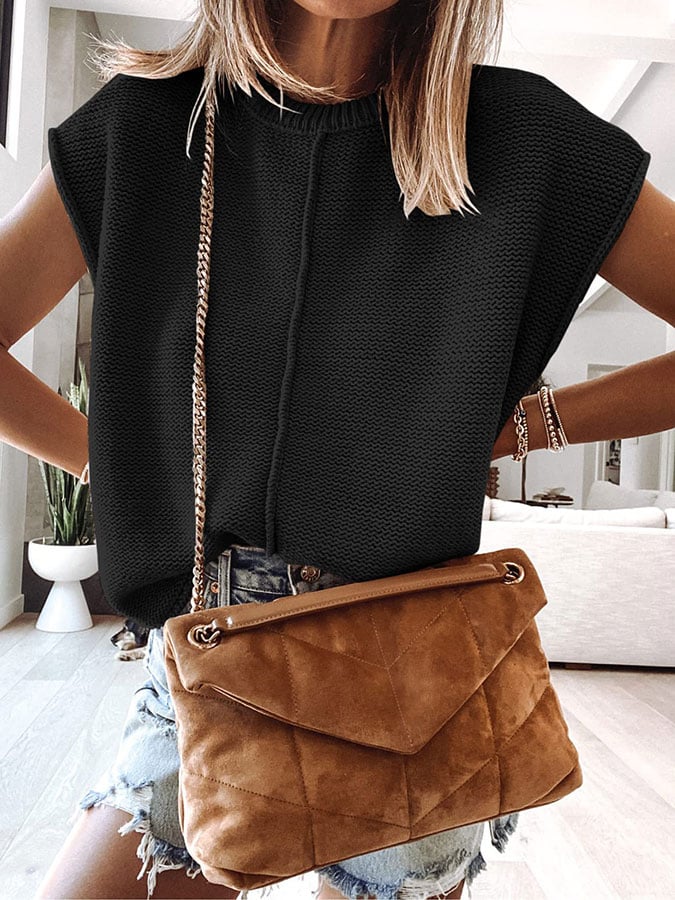 Women's casual knitted top