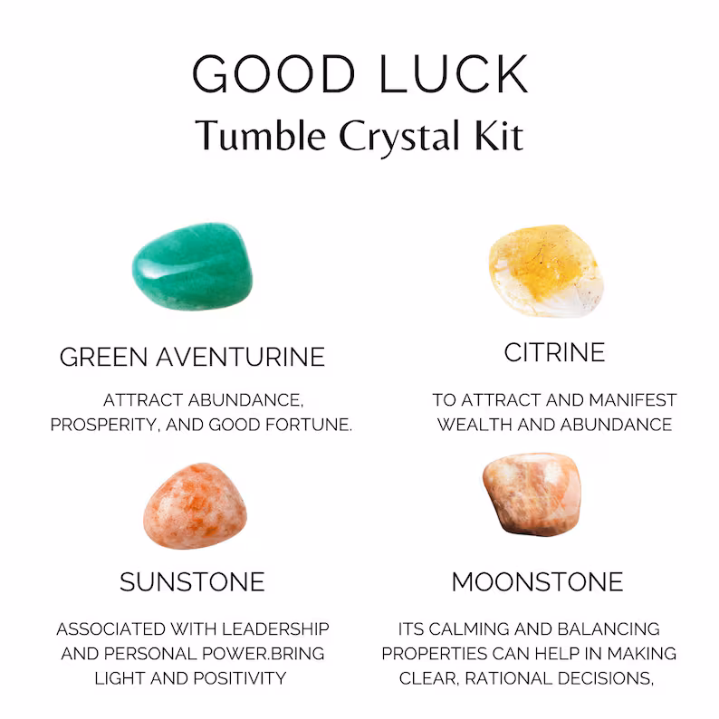 💕✨Bringing GOOD LUCK Crystals Set