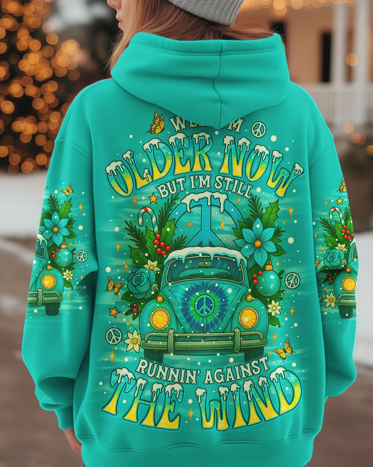 RUNNING AGAINST THE WIND CAR CHRISTMAS ALL OVER PRINT - TLNO1311251