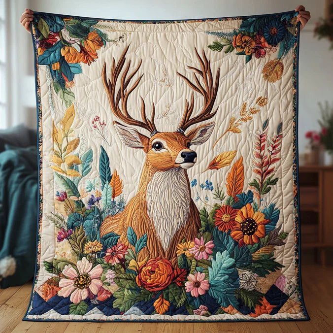 Enchanted Forest Quilted Blanket DENL044