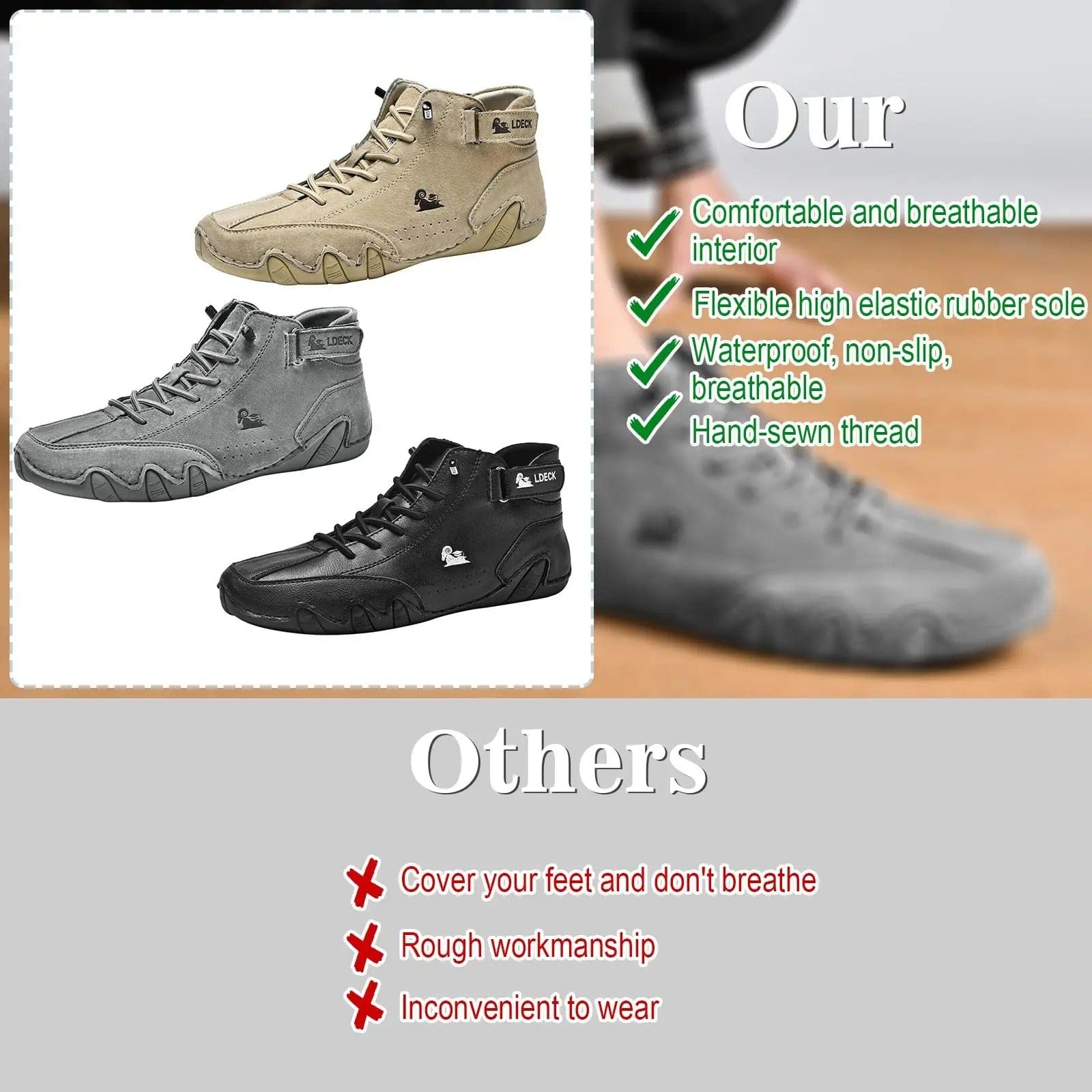 StrideGlide – Your All-Terrain Italian Style Leap Shoes