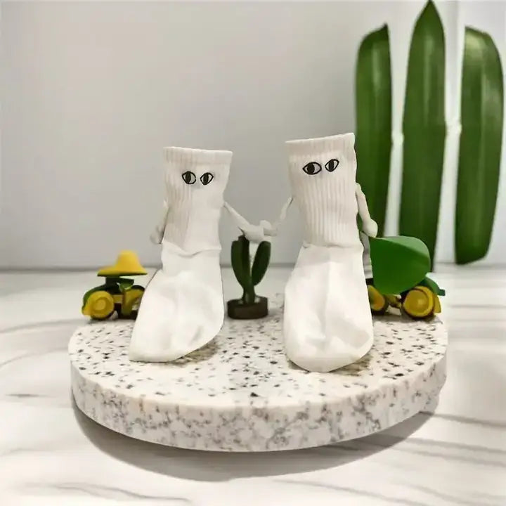 TeesNMerch Hand-in-Hand Socks - Become Solemates Forever!