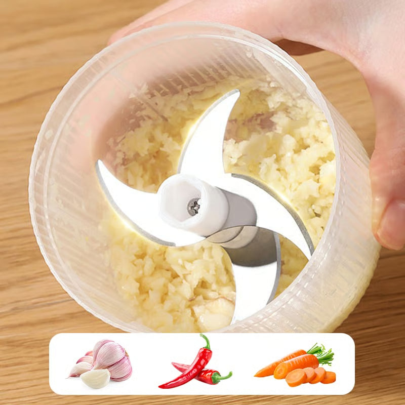 🔥50% OFF Today! Mini Electric Garlic Chopper for Quick Kitchen Prep