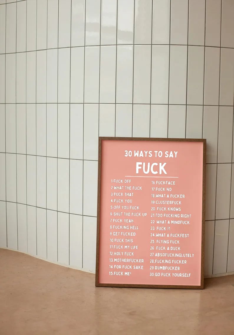 🔥LAST DAY 49% OFF - Know Your Sh*t Print(🎨🤣Funny & Stylish Wall Art)