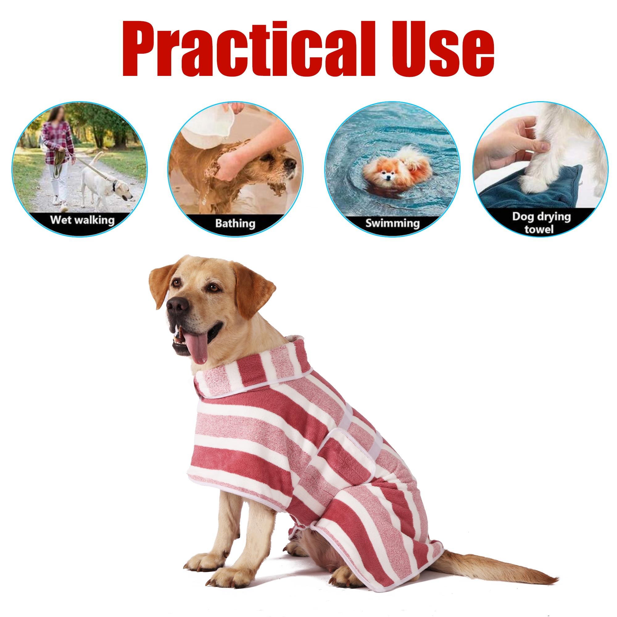🐶LAST DAY SALE 49% OFF💦 Super Absorbent Quick-drying Pet Dog Bathrobe🐾