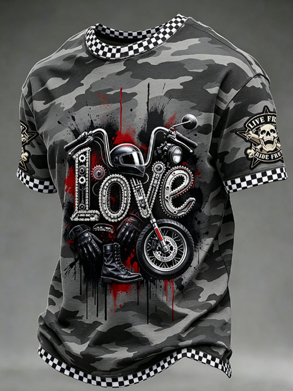 Men's Love Fun Car Dark Art Print T-Shirt