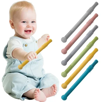 Baby Teether Silicone Hollow Teething Tube