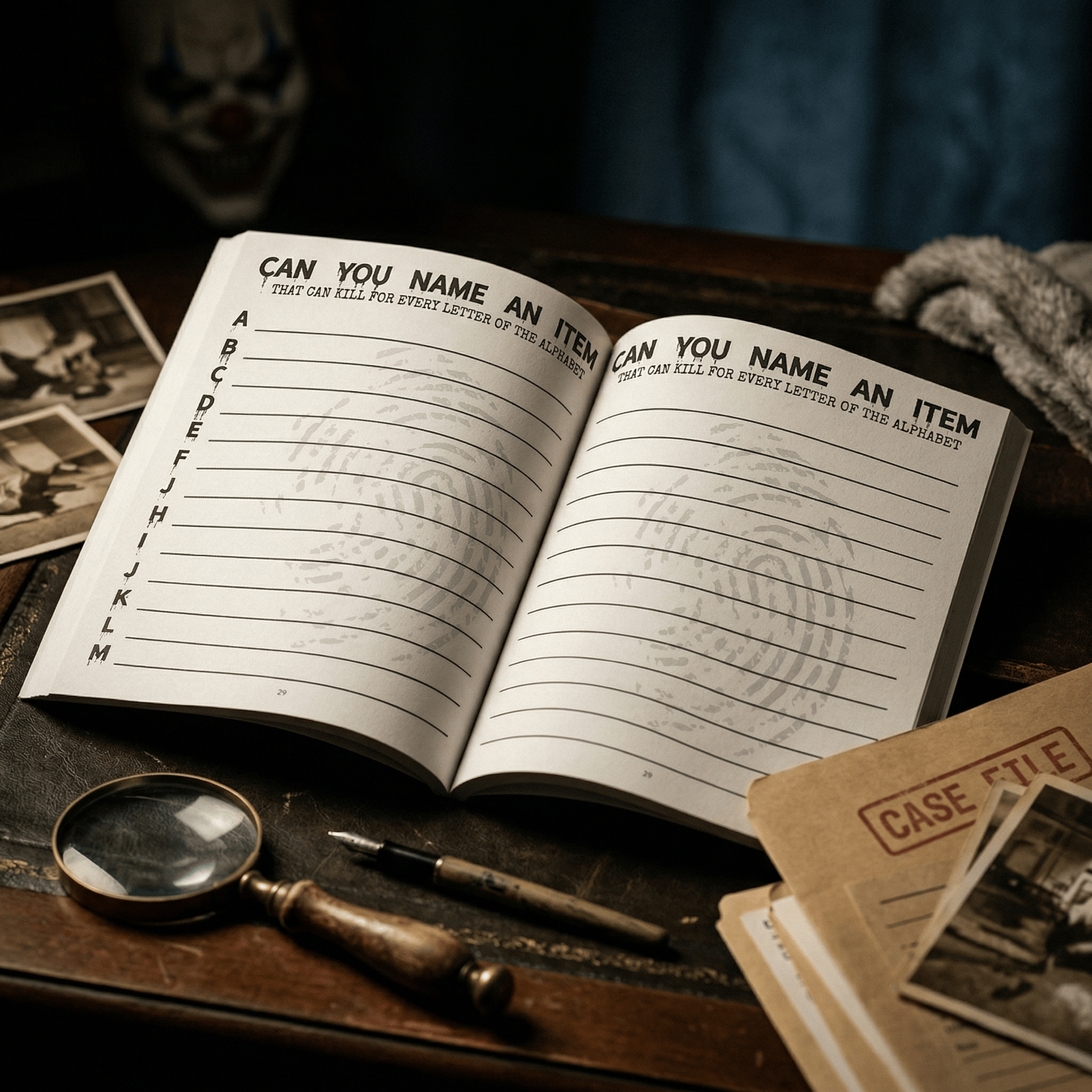 📚️True Crime Activity Book And Perfect Gift For Adults