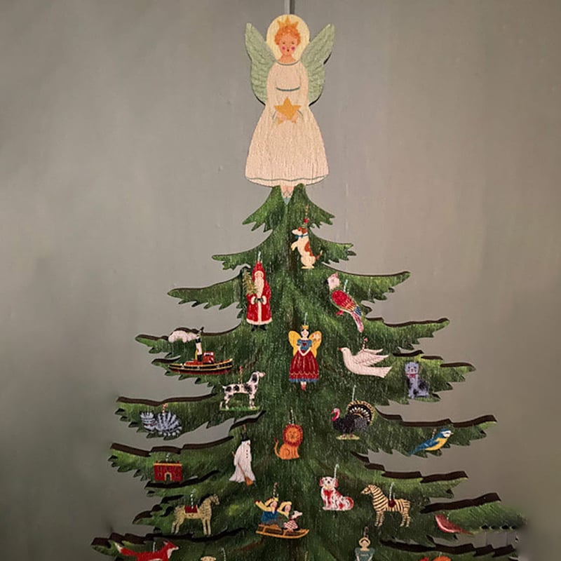 Christmas Tree - Wooden Mantle Ornament🎄