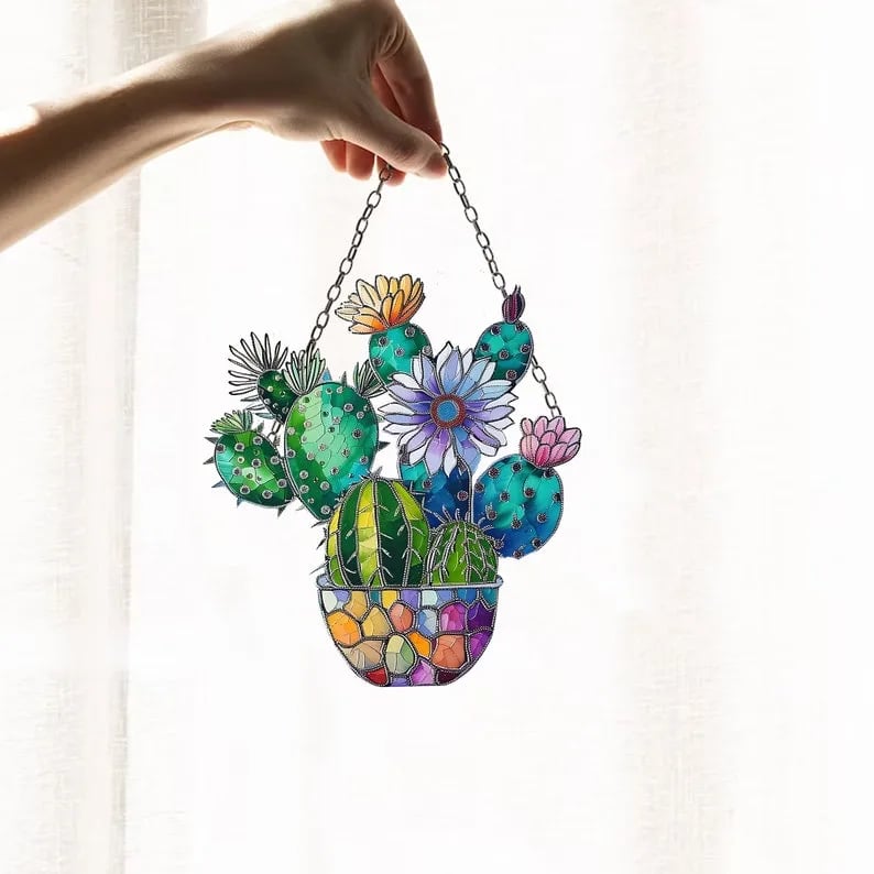 🔥LAST DAY 50% OFF - 💐 Art Flower Basket Pendant 🏡
