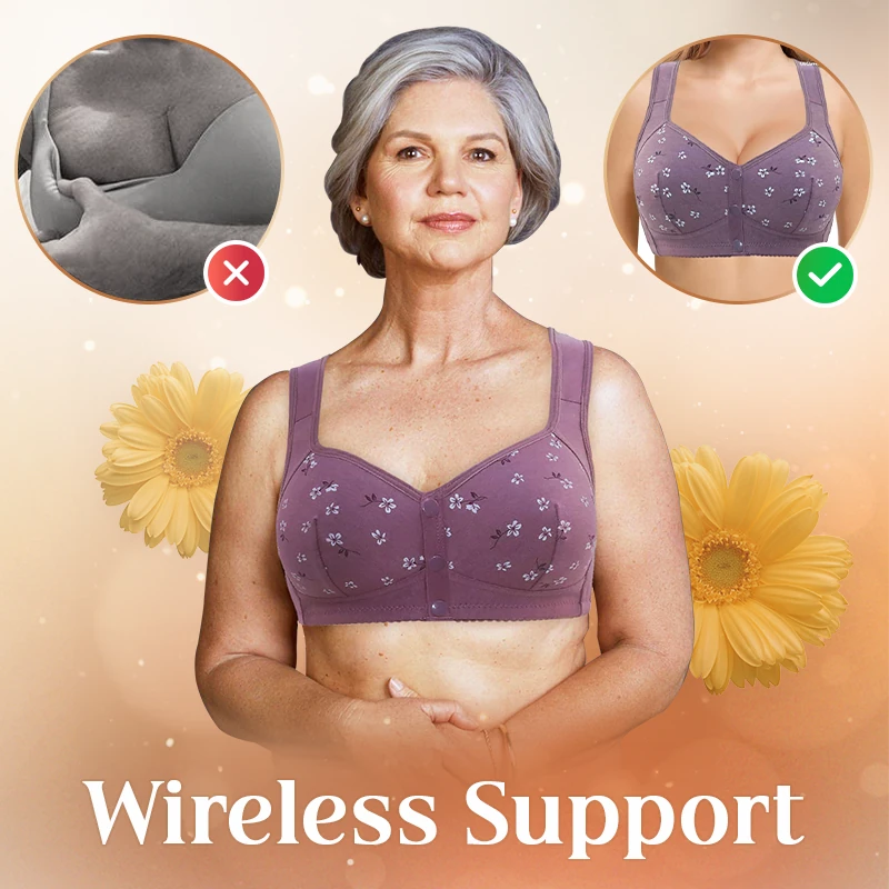Daisy Bra – LAST DAY SALE 80% OFF – Comfortable & Convenient Front Button Bra