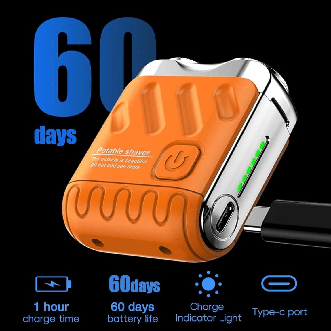 🔥LAST DAY 49% OFF - R-12 Luggage Electric Shaver