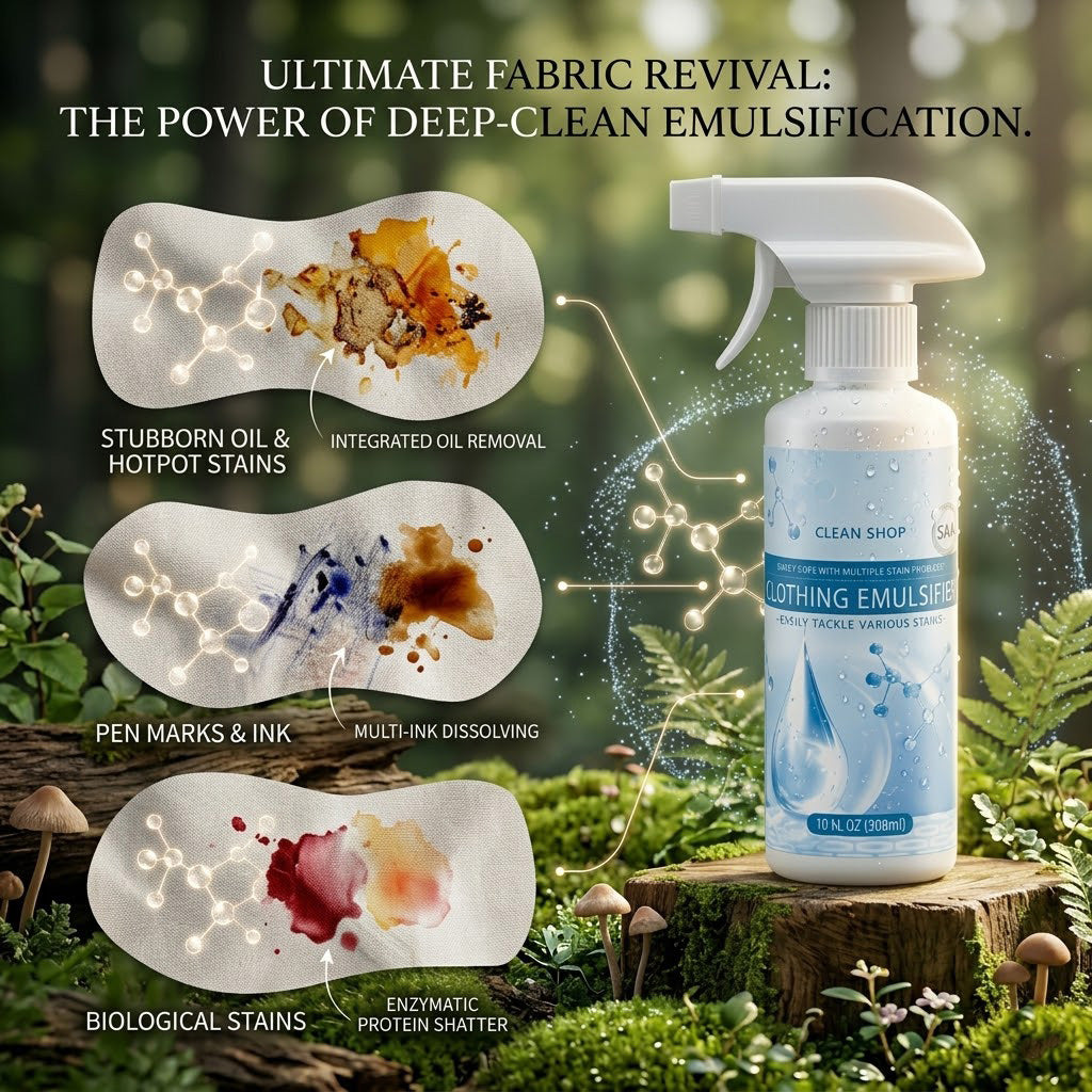 🔥Final 3 Hours 50% OFF Clothing emulsifier, Non-Ionic Laundry Pre-Treatment.