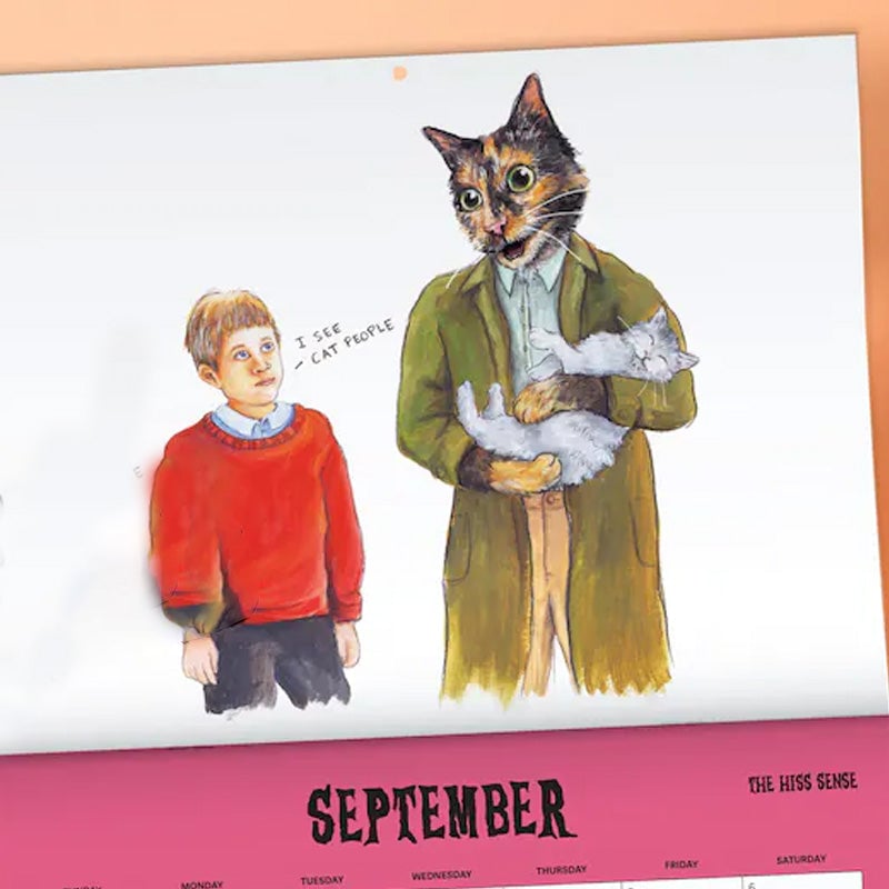 🔥LAST DAY SALE 50% OFF - 🐱Scaredy Cats 2025 Monthly Calendar