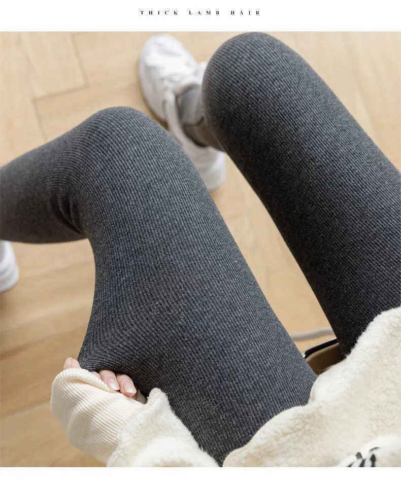 Casual Warm Winter Solid Pants