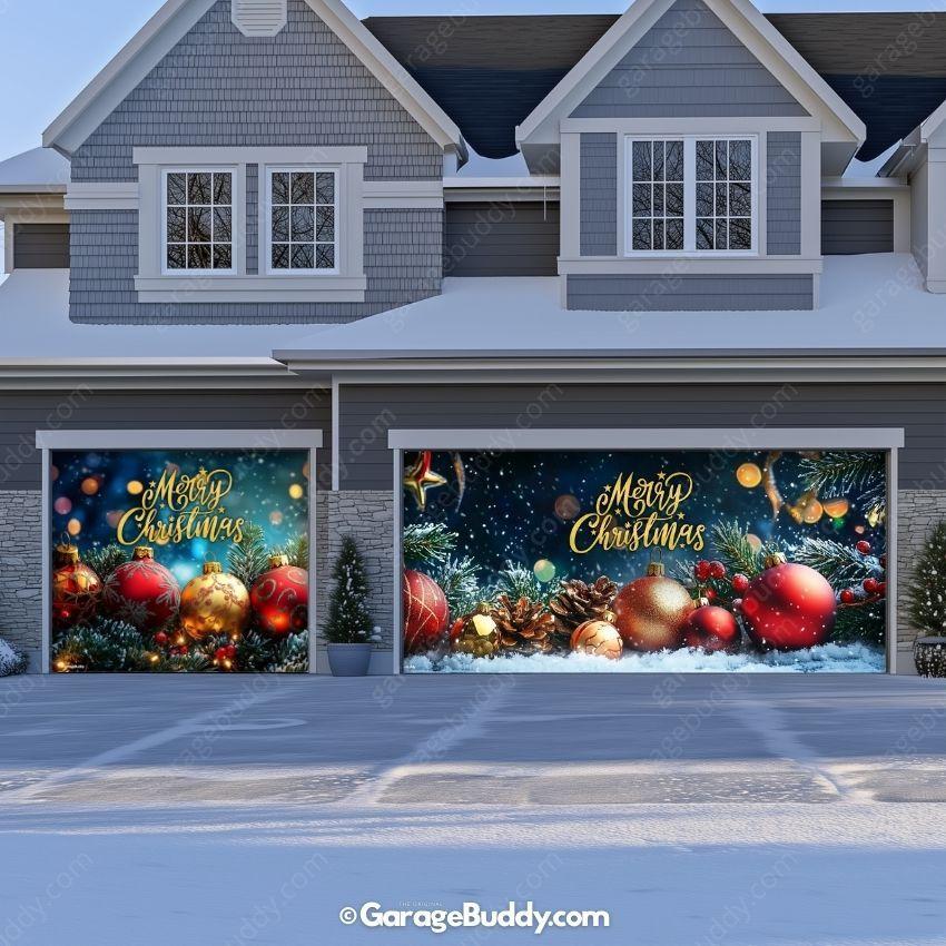 Garage Buddy | Merry Christmas | Christmas Garage Door Cover