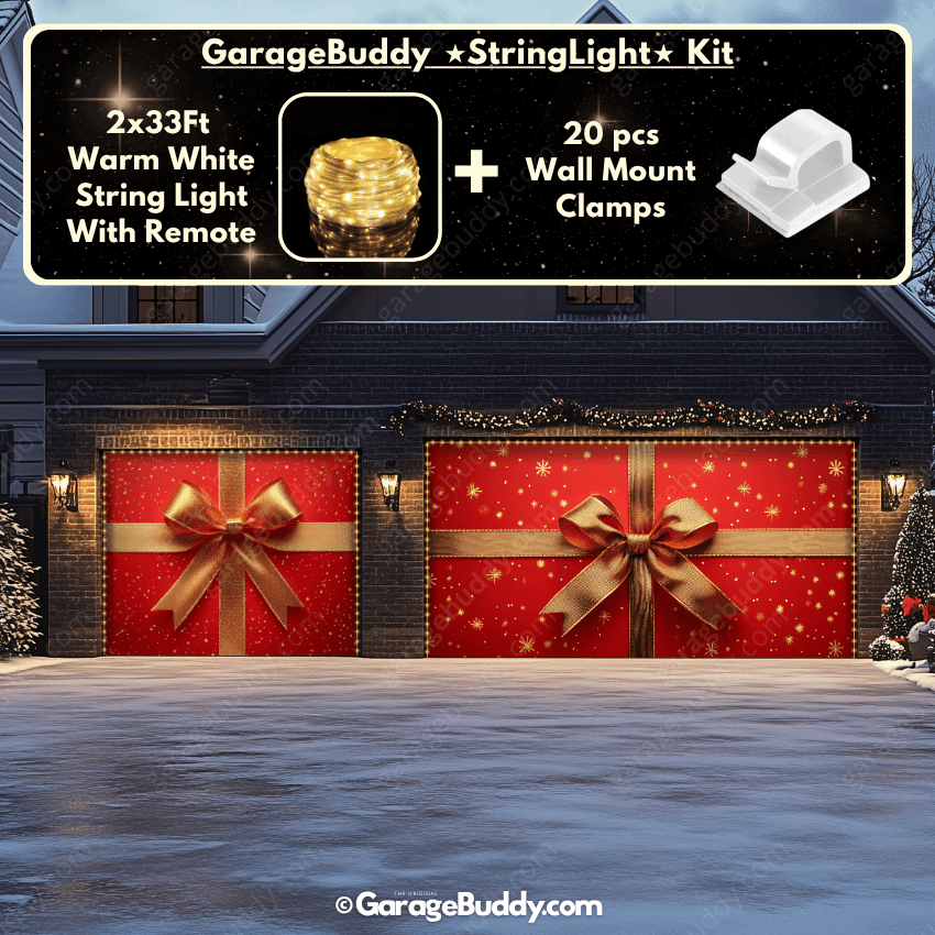 Garage Buddy | Gift Wrap | Christmas Garage Door Cover
