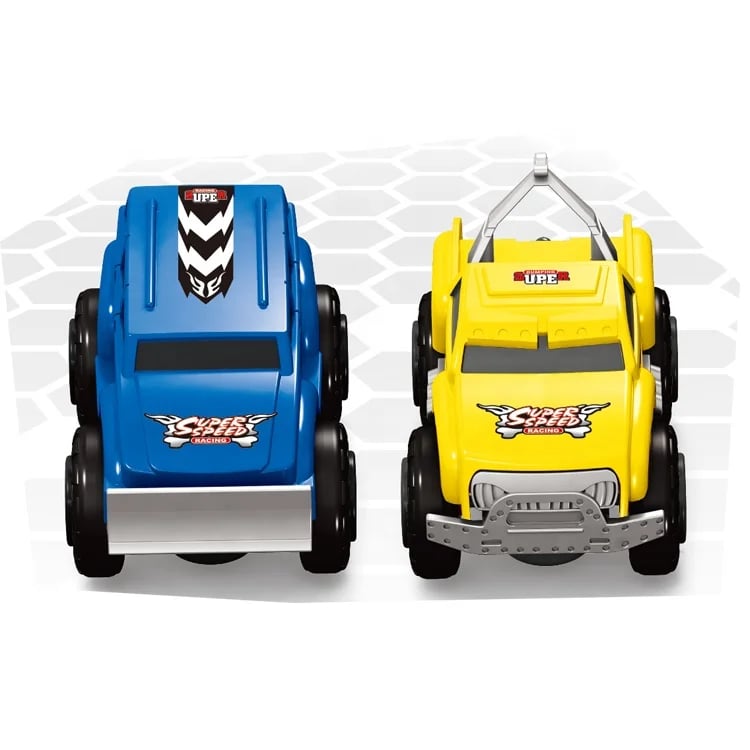 Inertial Anti-gravity DIY Assembled Rail Cars Track Toy DIY Ejection Racing Educational Toys for Boy