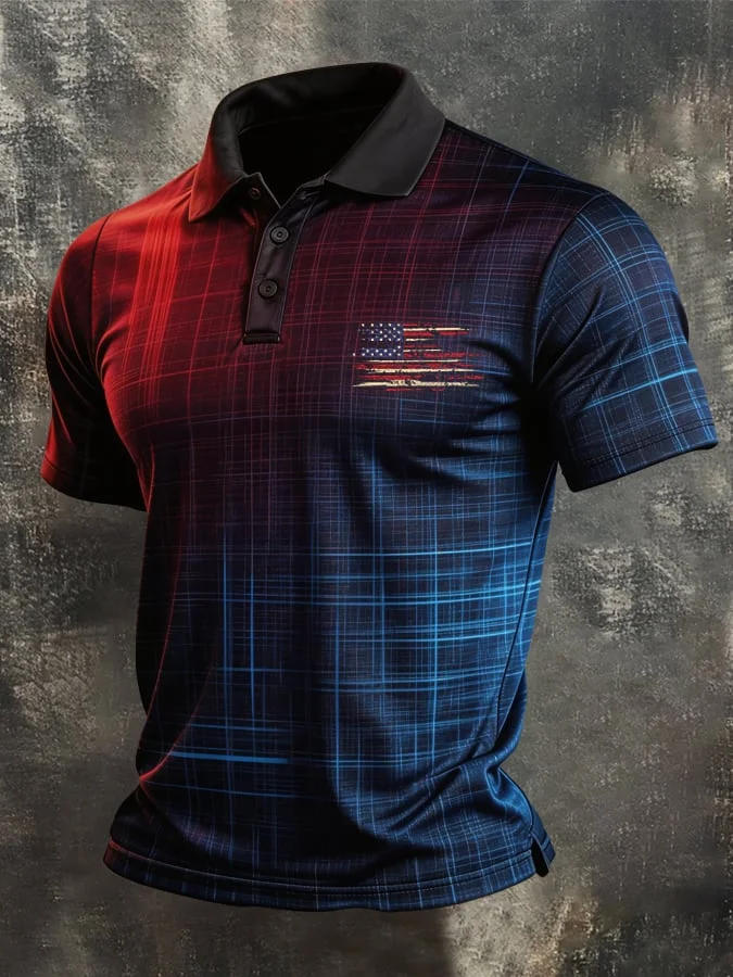 R.E.D. Friday Remember Everyone Deployed Men's Camo Polo Shirt | Patriotic Military Support Tee