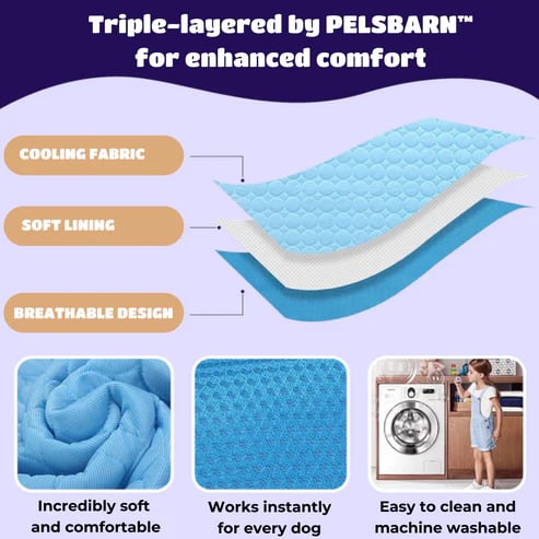 🔥Hot Sale 49% OFF 🧊Dog Cooling Mat (4x more effective)