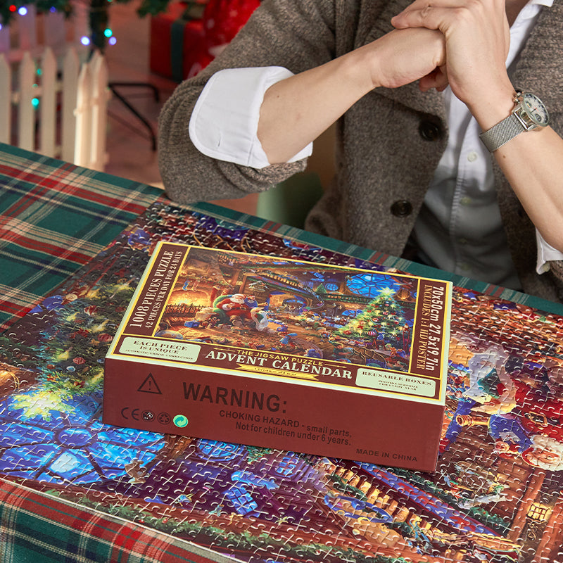 Awishday Advent Calendar Christmas Jigsaw Puzzles