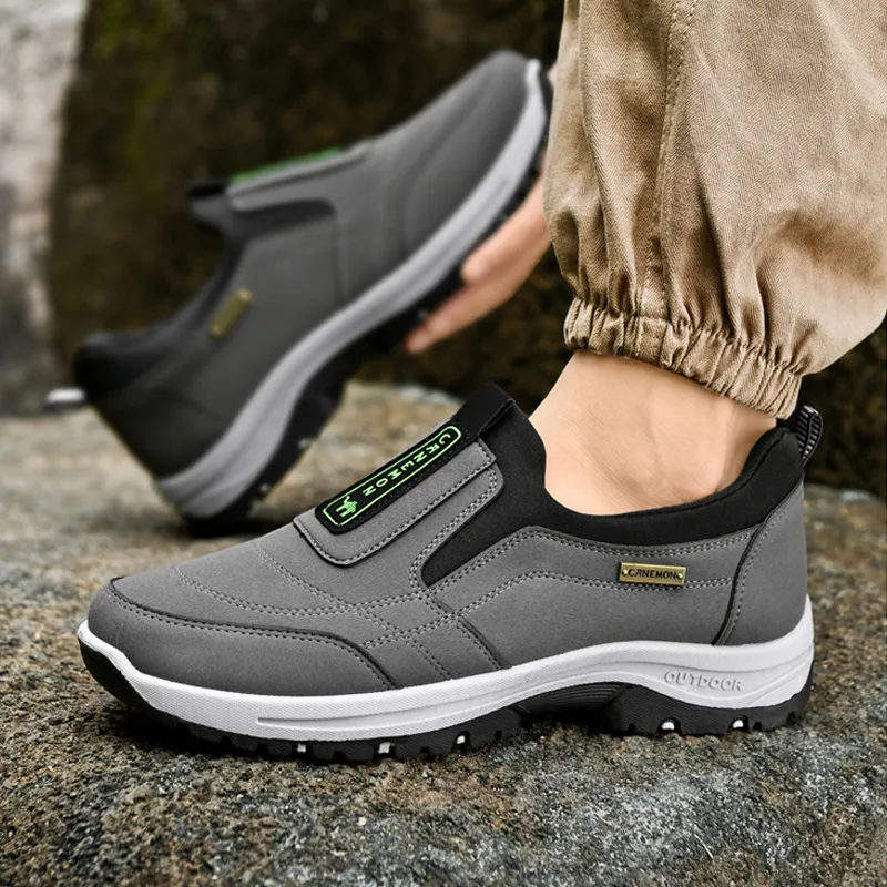 (⏰Sell At The Lowest Price🔥)Men's Comfortable Waterproof Breathable Orthopedic Walking Shoes Hiking Shoes