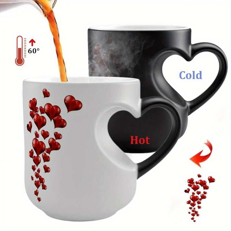 ❤️Heart-Shaped Color Changing Magic Ceramic Mug