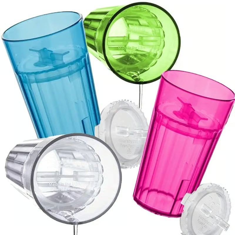 🍼 Safe Toddler Training Cup | Unbreakable 360° Rim Design