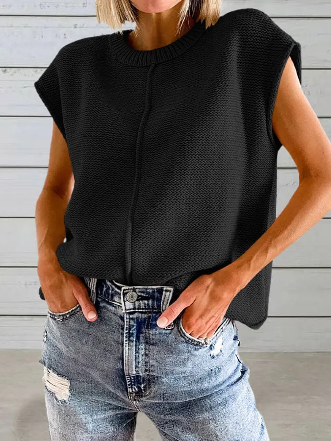 Women's casual knitted top