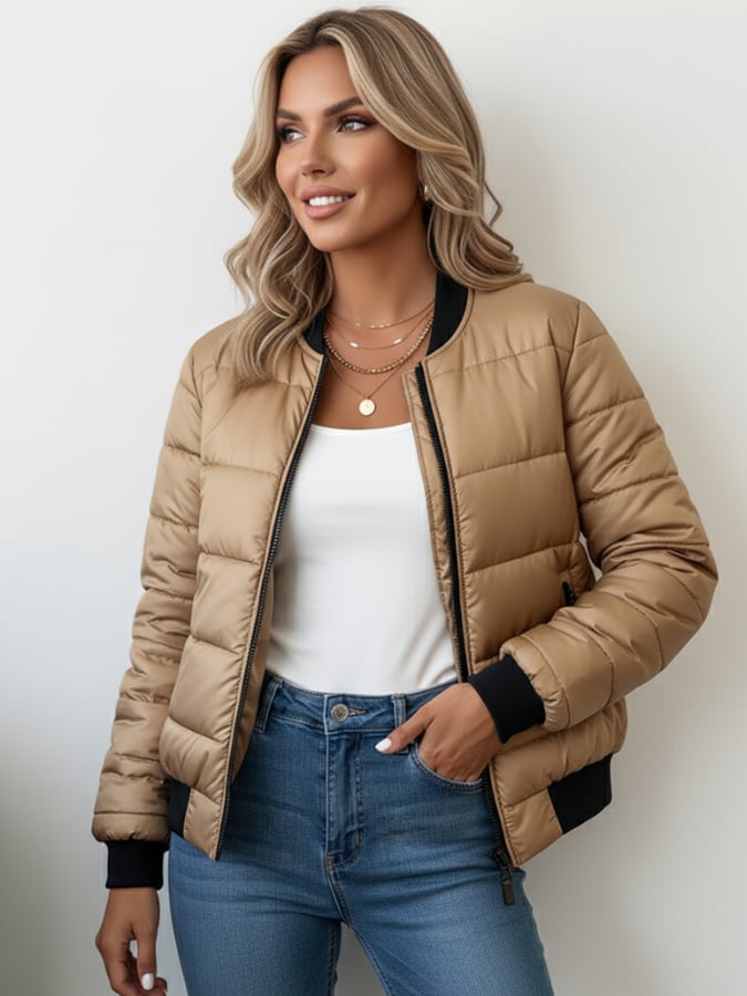 Women'S Autumn And Winter Casual Cotton Coat