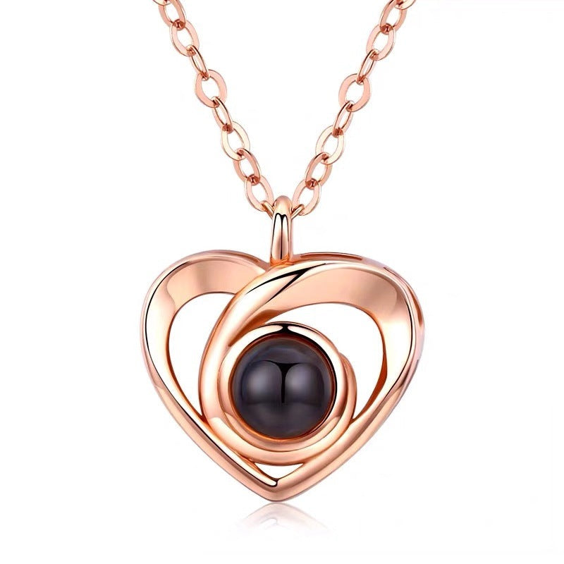 Custom Photo Necklace WearFelicity Personalized Heart Photo Necklace