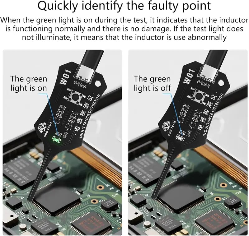 🚀 Type-C Inductor Tester: Professional Phone Motherboard Coil & Circuit Repair Tool