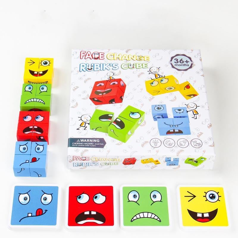 🎲 Face-Changing Magic Cube – The Ultimate Fun & Interactive Toy! 🧩✨
