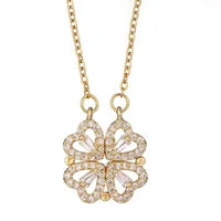 🍀Today 50% OFF-Transformable Lucky Heart Clover Pendant Necklace💎 | The Gift She'll Never Take Off