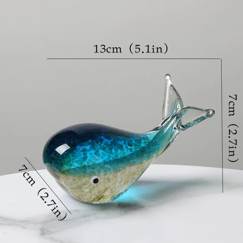 ⏰Historical Lowest Price: Save 49%-🐋Colorful glass whale ornaments - Heal your every moment