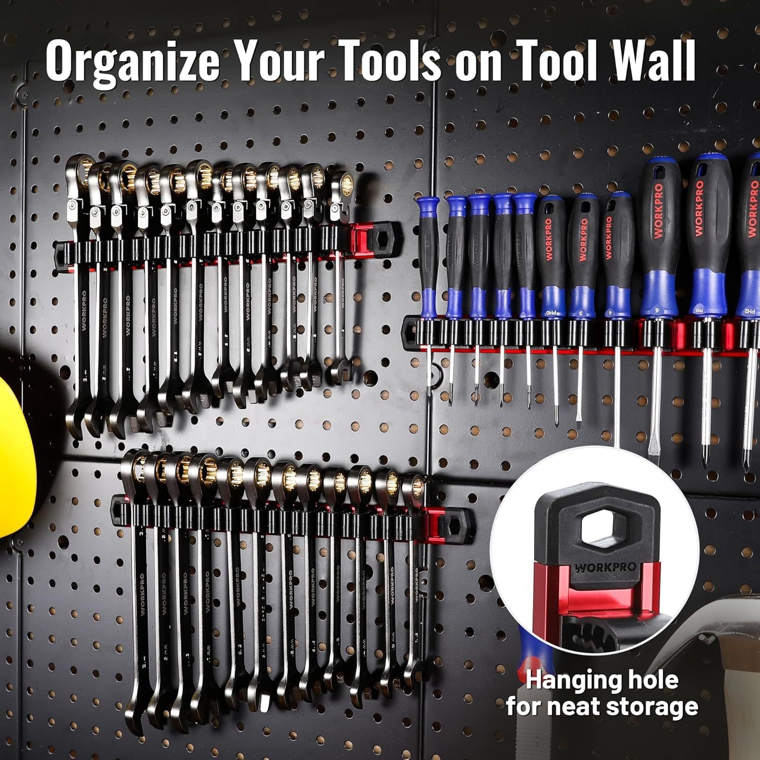 🧲🛠️Magnetic Wrench and Screwdriver Organizer – Tool Organizer for Workshop & Garage