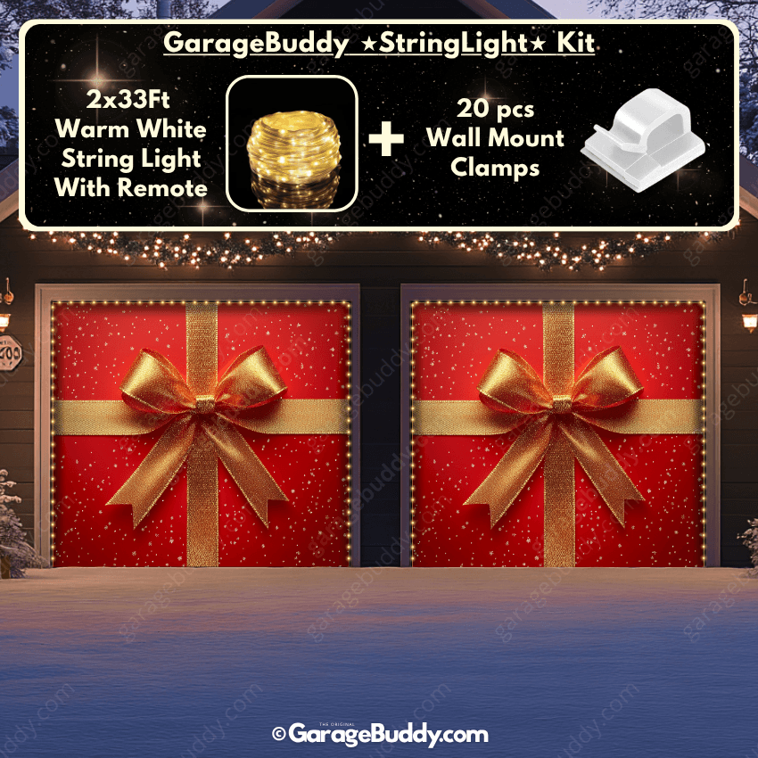 Garage Buddy | Gift Wrap | Christmas Garage Door Cover