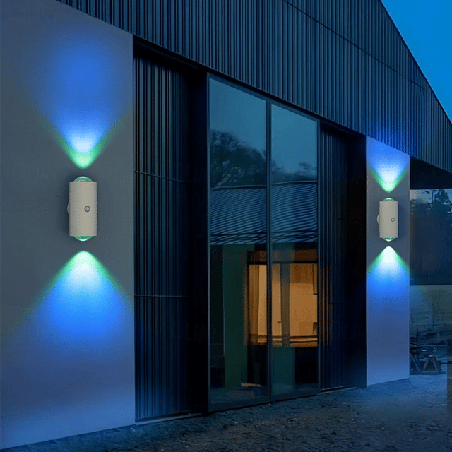 Smart LED Motion Sensor Night Light - RGB Gradient Dimmable Wall Lamp