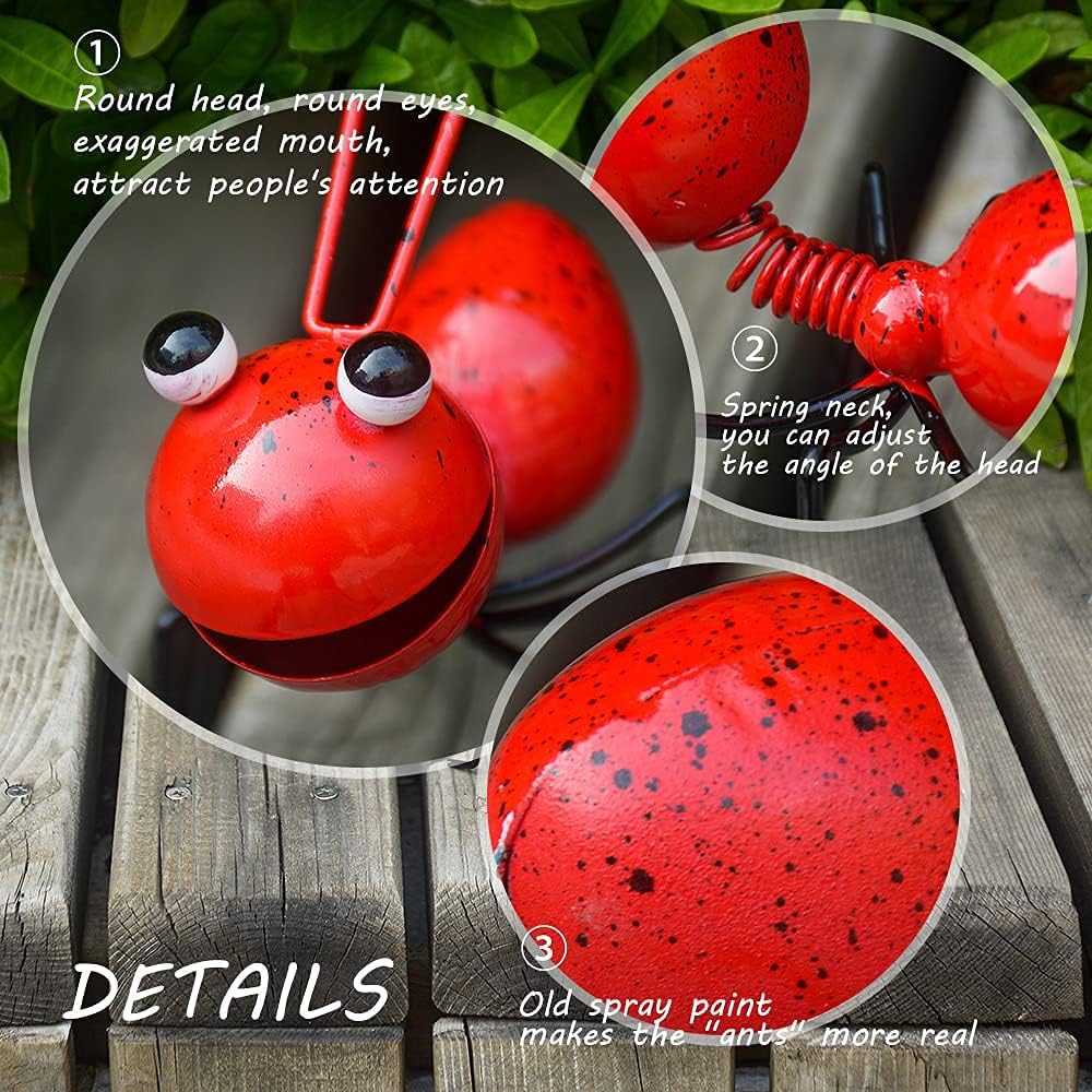 🔥Last Day 50% OFF - 🐜✨Creative Metal Ant Design Garden Decoration