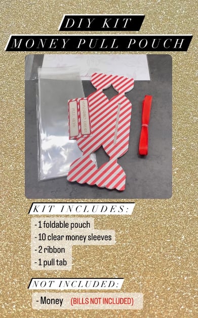 🍭Christmas Surprise Money Pull Pouch