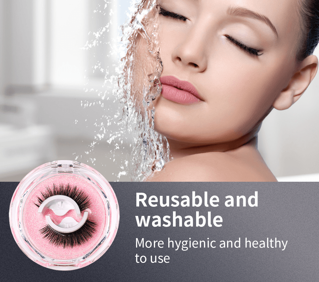 WATERPROOF & REUSABLE SELF-ADHESIVE EYELASHES