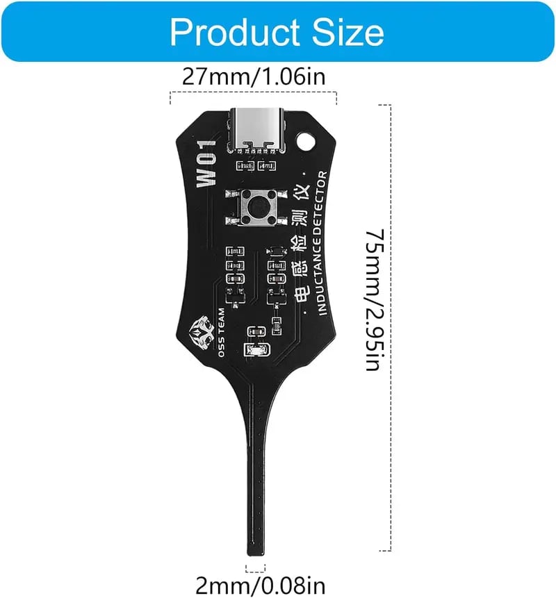 🚀 Type-C Inductor Tester: Professional Phone Motherboard Coil & Circuit Repair Tool